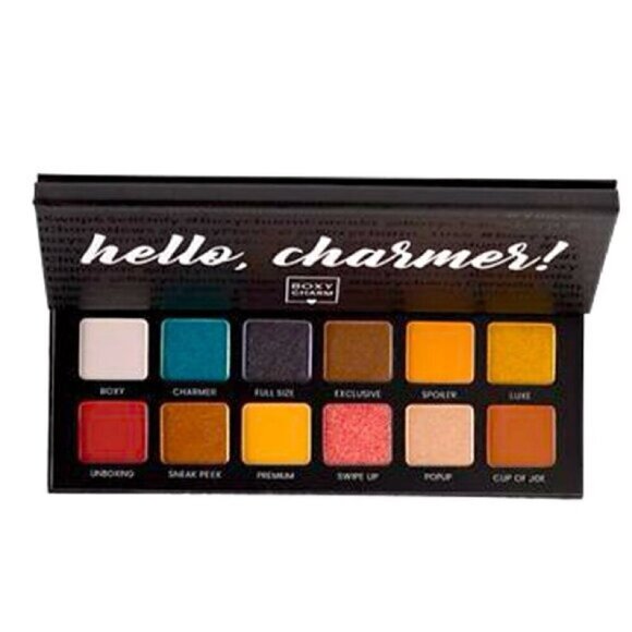 BNIB IPSY BOXY CHARM Hello Charmer Shimmer Pressed Eye Shadow Palette 12 Colors - Picture 1 of 6